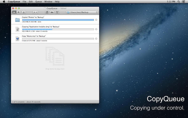 CopyQueue mac版下载 CopyQueue for mac V2.2E 苹果电脑版 下载--六神源码网