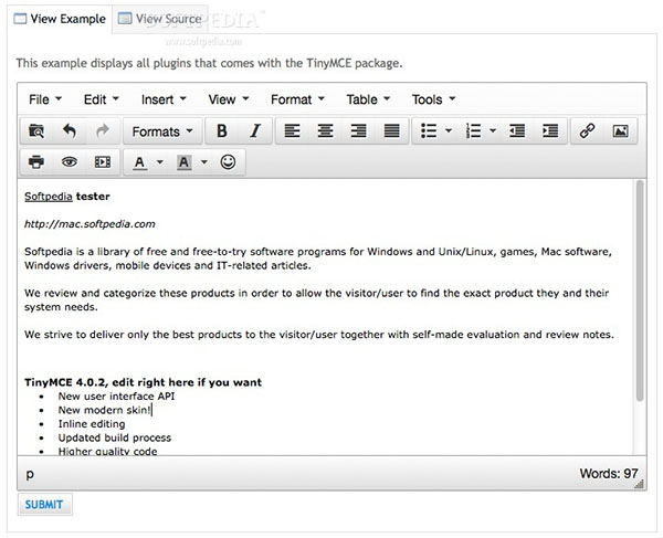 TinyMCE for Mac V4.3.3 蘋果電腦版
