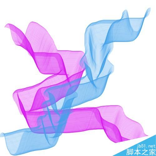 PS繪制炫彩的絲帶效果