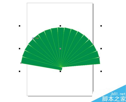 cdr怎制作漂亮的扇子效果图