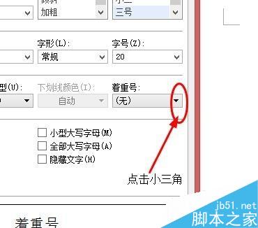 word中文字如何添加著重號？