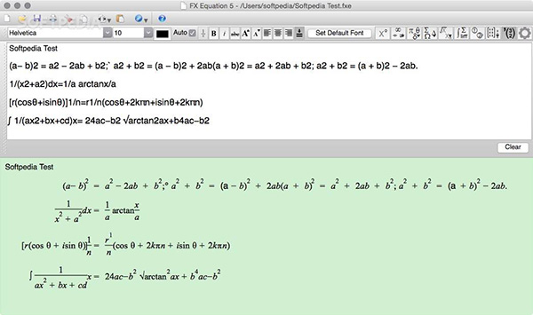 数学公式编辑器Mac版下载 数学公式编辑器(FX Equation) for Mac V5.008.5 苹果电脑版 下载--六神源码网