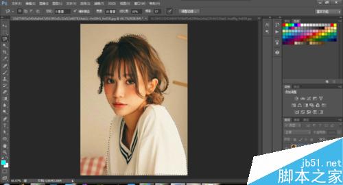 Photoshop之教你十秒鐘用磁性套索工具摳圖