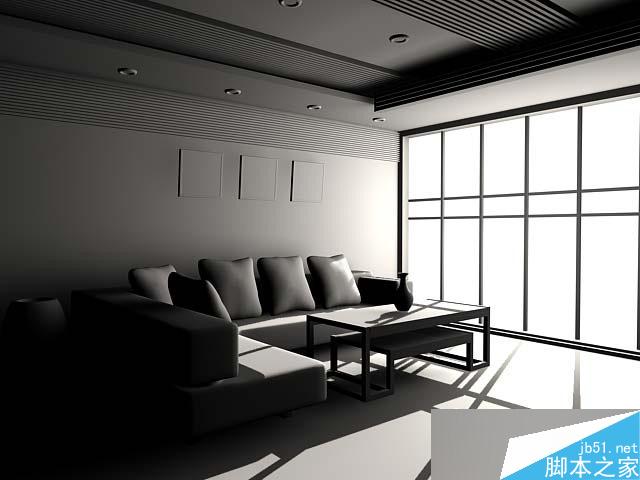 3DSMAX室內(nèi)布光教程 腳本之家 3DSMAX室內(nèi)設(shè)計(jì)教程