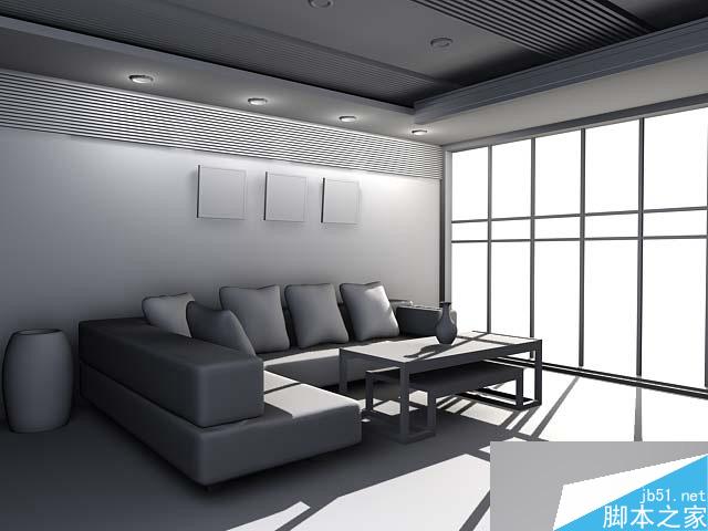 3DSMAX室內(nèi)布光教程 腳本之家 3DSMAX室內(nèi)設(shè)計(jì)教程