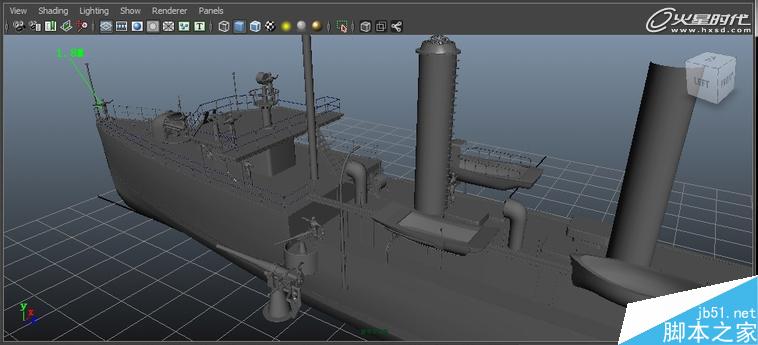 MAYA制作中山艦?zāi)P?腳本之家 MAYA建模教程