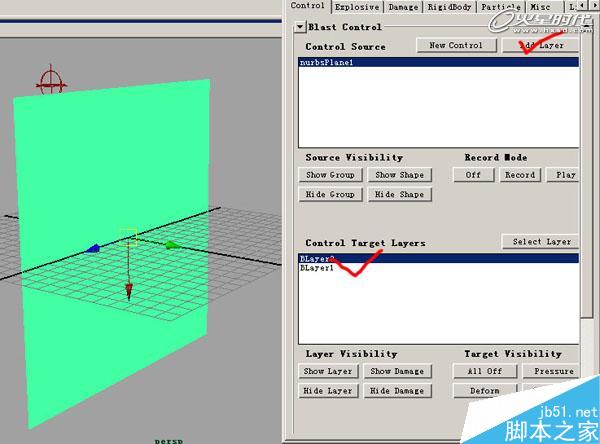 MAYA BlastCode Sweep制作墻體 腳本之家 MAYA建模教程