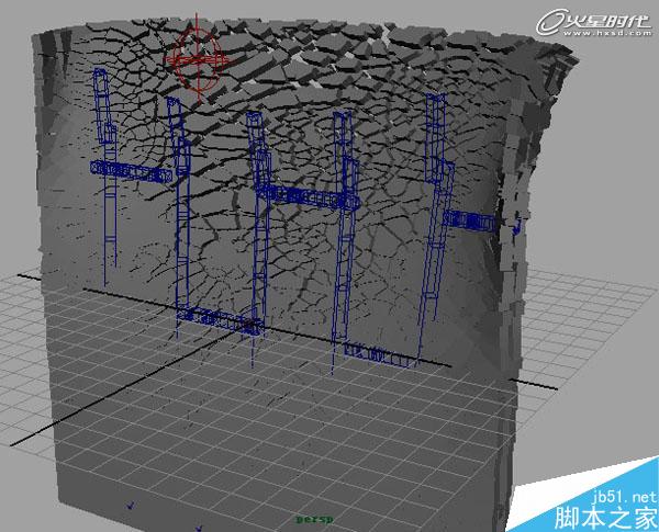 MAYA BlastCode Sweep制作墻體 腳本之家 MAYA建模教程
