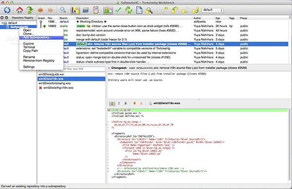 TortoiseHg for Mac V3.7.3 蘋果電腦版
