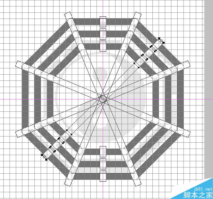 教程结束,以上就是ps cs6布尔运算工具绘制漂亮的太极八卦图方法,大家