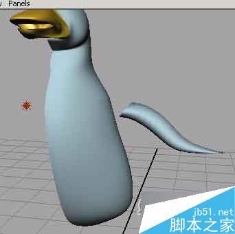 MAYA nurbs無縫建模打造一只企鵝 腳本之家 MAYA建模教程