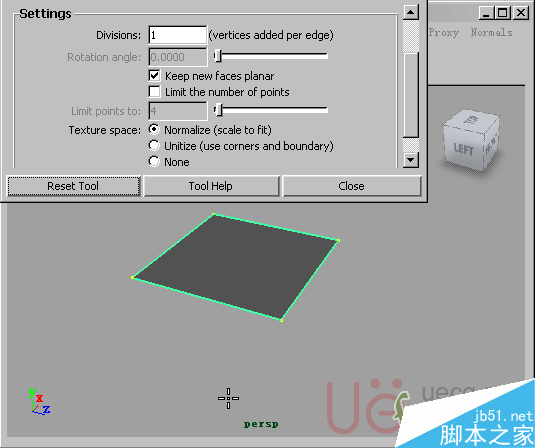 MAYA Polygons建模Edit Mesh命令集詳解解釋 腳本之家 MAYA建模教程20-Append-to-Polygon-Tool.gif