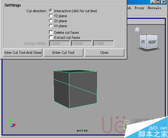 MAYA Polygons建模Edit Mesh命令集詳解解釋 腳本之家 MAYA建模教程23-cut-faces-tool-.gif