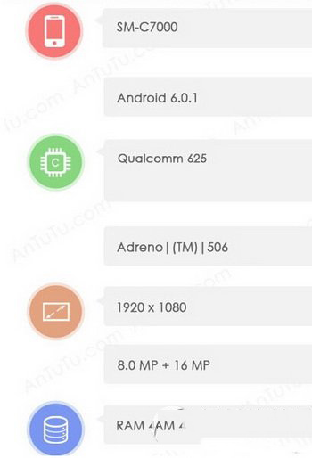三星galaxy c7跑分多少 三星galaxy c7性能安兔兔跑分評測1