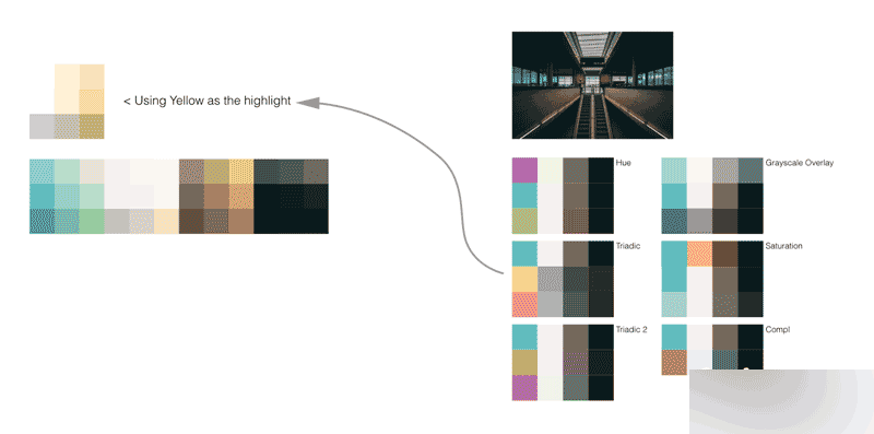 一个优秀配色方案的过程解析 设计理论4