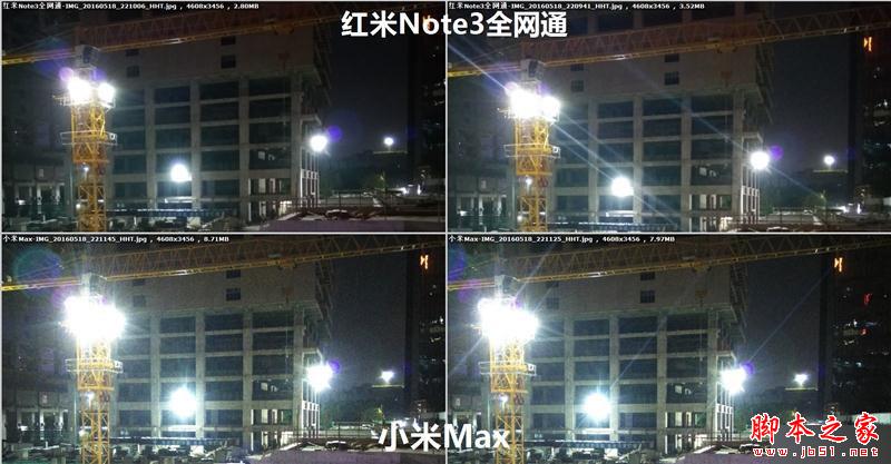 小米Max/小米5/红米Note3/小米4S拍照对比评测