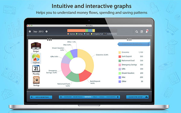 MoneyBag Mac版下载 MoneyBag for Mac V1.0.4 苹果电脑版 下载--六神源码网