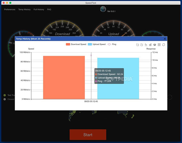 SpeedTest for Mac