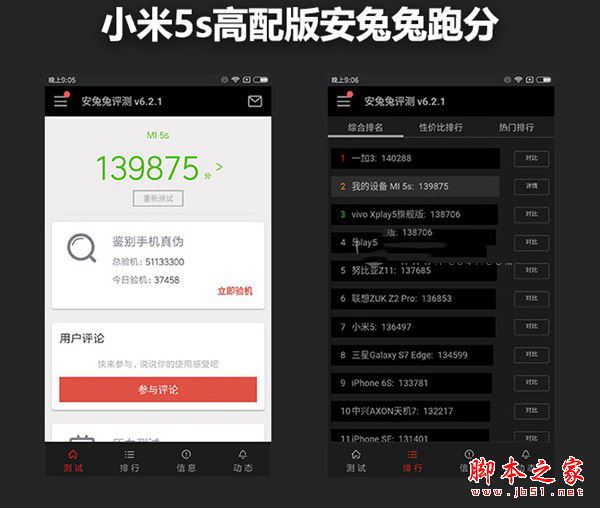 vivo X9和小米5s哪個好？小米5s與vivo X9詳細區(qū)別對比評測圖解