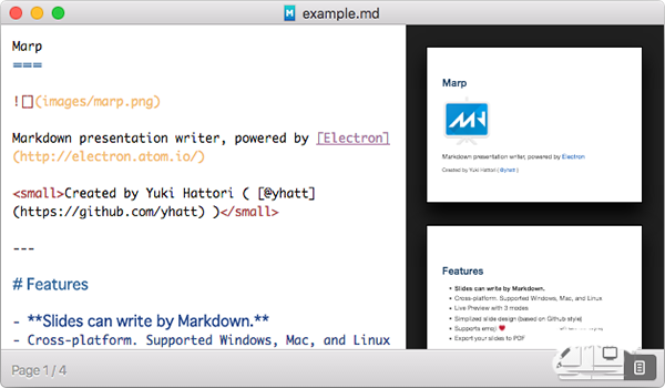 Marp Mac版下载 Marp for Mac V0.0.10 苹果电脑版 下载--六神源码网