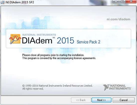 NI DIAdem 2015 SP2中文版安裝及破解圖文教程