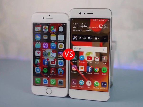华为P10和苹果7哪个值得买？华为P10国行版与iPhone7全面深度区别对比评测图解