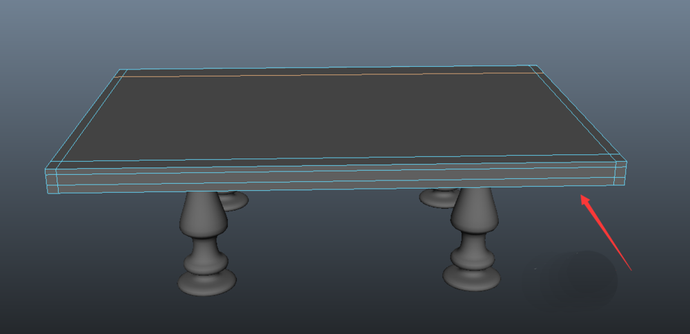 玛雅maya怎么建立一个二层小餐桌?