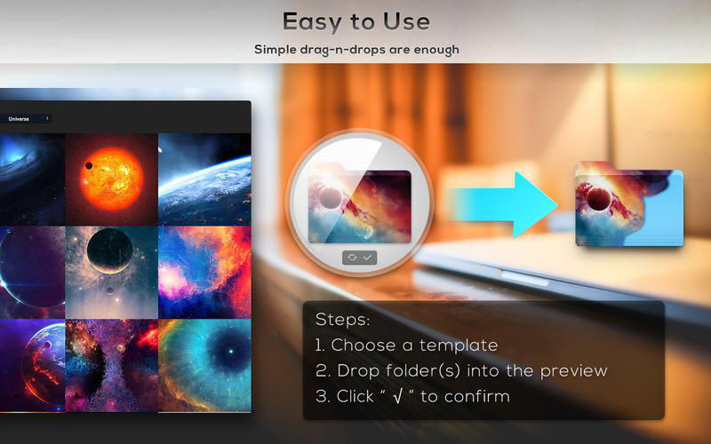 Folder Templates for Mac(文件夹图标修改工具) 2.1.0