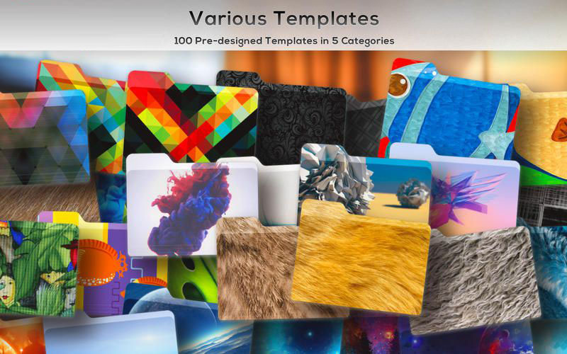Folder Templates for Mac(文件夹图标修改工具) 2.1.0