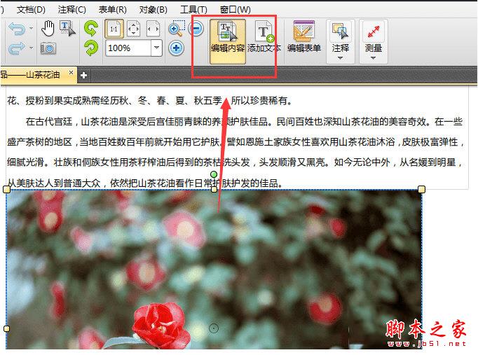 捷速PDF编辑器编辑内容