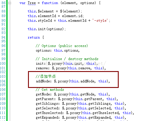bootstrap treeview 扩展addNode方法动态添加子节点的方法