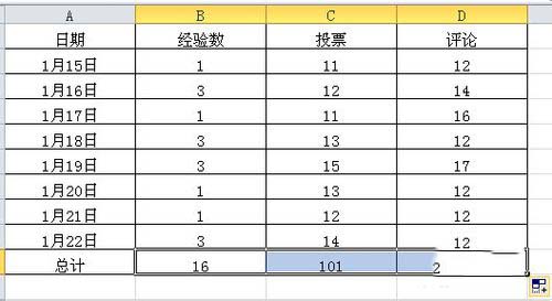 excel2010表格如何自动求和excel多种求和方法介绍