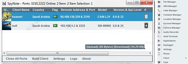 SpyNote下载 SpyNote(Android远控软件) v5.0 官方版 下载--六神源码网