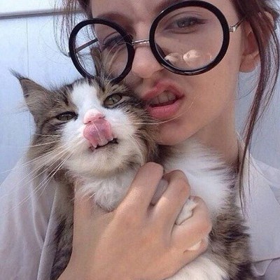 带猫咪的女生头像图片 25张超可爱抱猫咪的女生头像大全