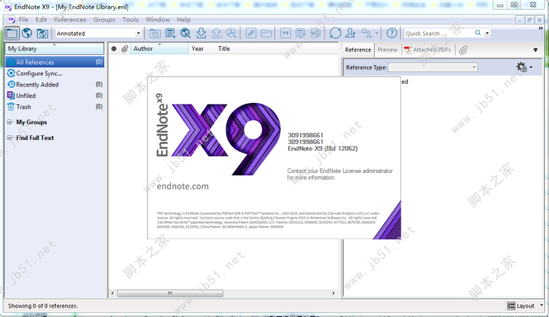 EndNote X9 中科大批量授权版