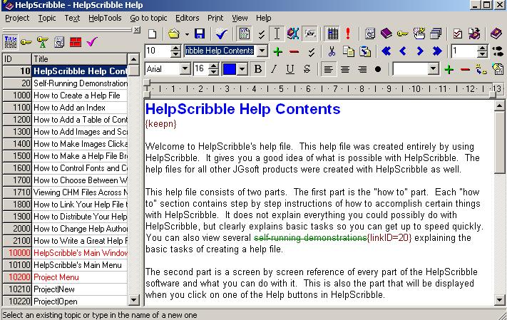HelpScribble(帮助文档制作软件) v8.2.0免费版