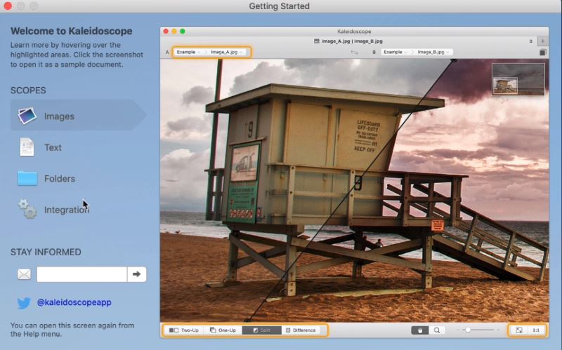 苹果文件图片比较工具下载 文件/图像对比分析软件Kaleidoscope Mac v4.0.0 免激活直装版 下载--六神源码网