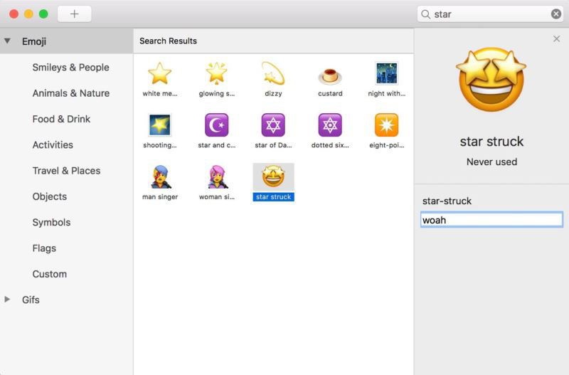 好用的emoji表情神器下载 emoji表情符号快速选择器 Rocket Pro Mac v1.7.3 免费苹果电脑版 下载--六神源码网