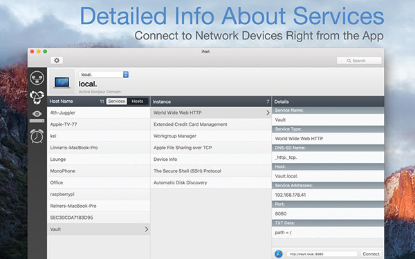 iNet Network Scanner for Mac