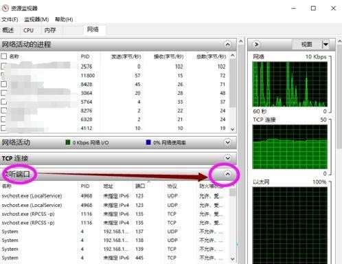 win10電腦偵聽端口怎么查看？手把手教你查看win10電腦偵聽端口