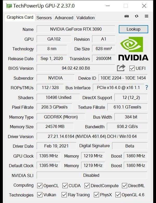 影驰RTX 3090 HOF评测 