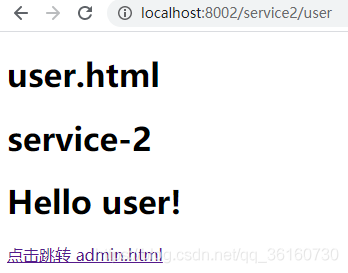 service-1 user