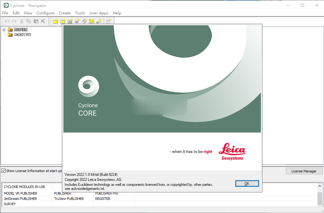 点云处理软件Leica Cyclone v2023.0.2 补丁授权激活版(附安装教程)