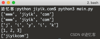 Python 中将字符串转换为数组