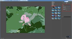 Photoshop制作水彩主題風(fēng)格的荷花圖