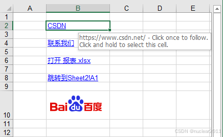 Python 修改Excel超鏈接