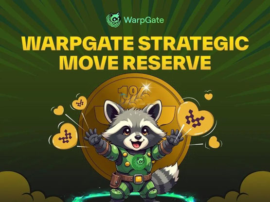 去中心化交易所WarpGate宣布開啟MOVE資產(chǎn)儲備！以支持生態(tài)長期發(fā)展