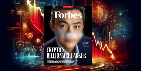 孫宇晨登《福布斯》雜志封面！幣圈人士登上加密貨幣市場必跌嗎？