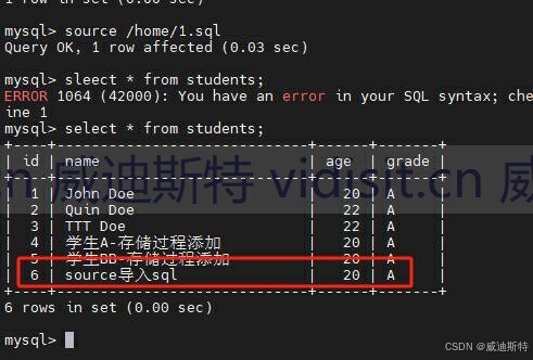如何导入MySQL数据库脚本文件？  第1张