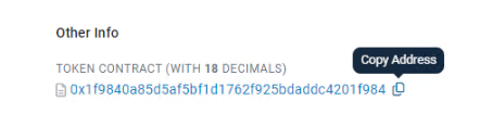 Etherscan 代幣合約